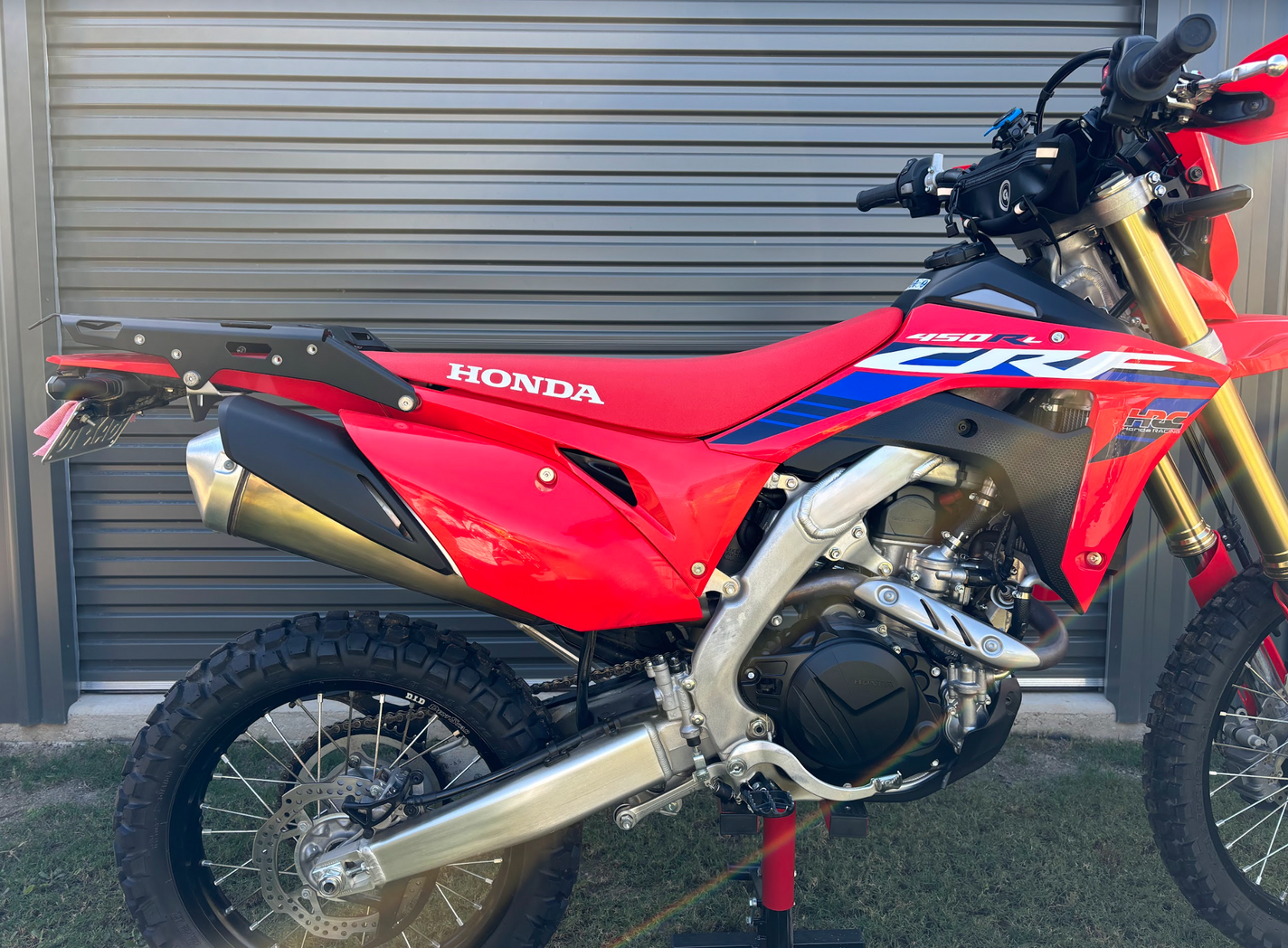 Crf Rack HONDA CRF450RL REAR CARGO RACK – SRC Adventure Moto