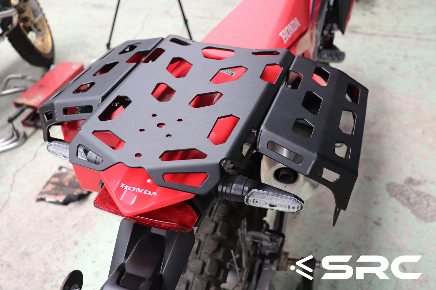 Honda CRF250 Rally Rear Cargo Rack, Side Racks and Gas tank – SRC ...