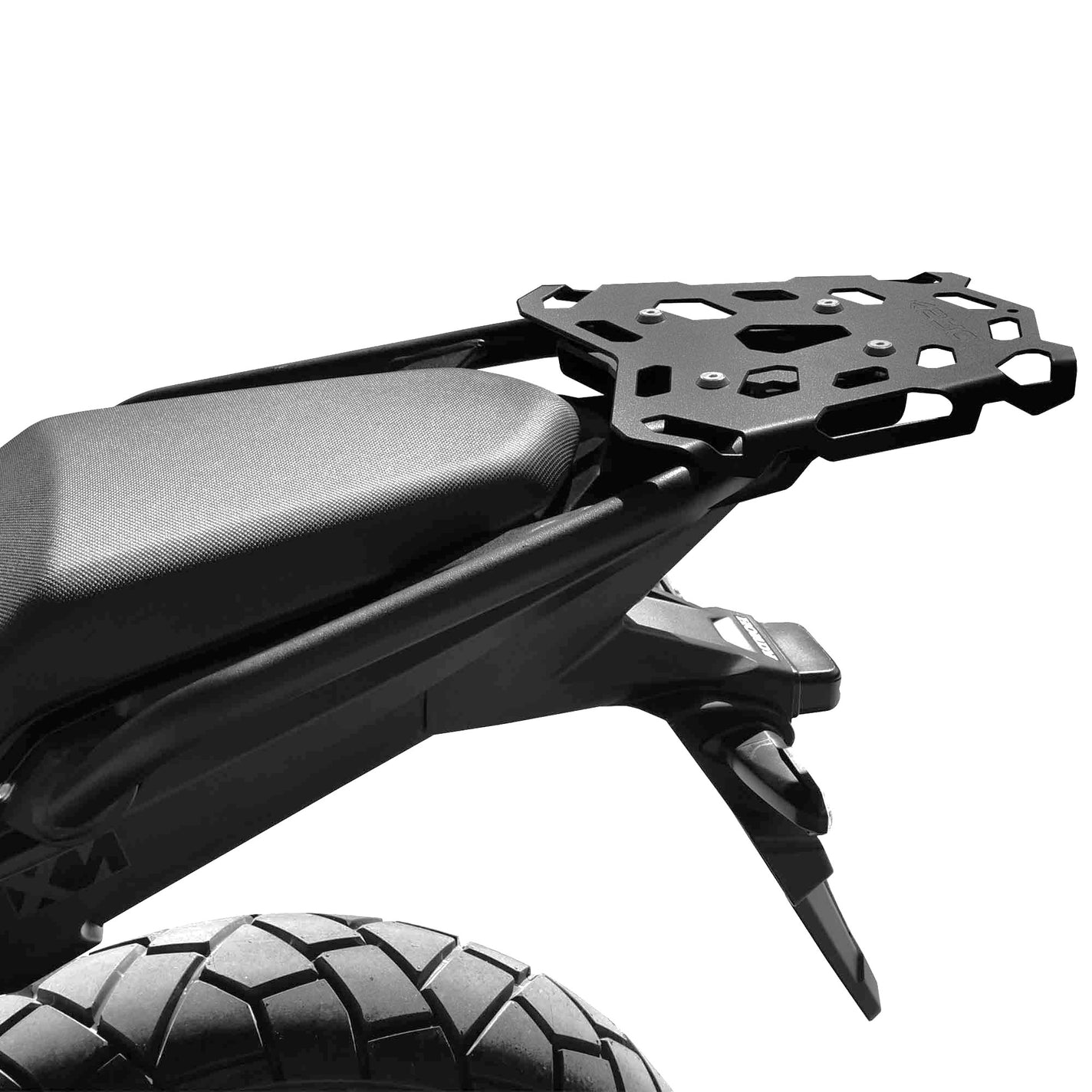 HONDA NX500 Rear Cargo Rack & Grab rails – SRC Adventure Moto
