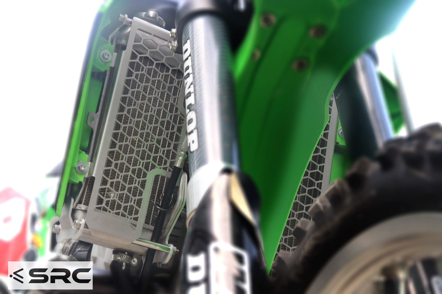Klr Radiator Guard Kawasaki KLX300R Radiator guard – SRC Adventure Moto