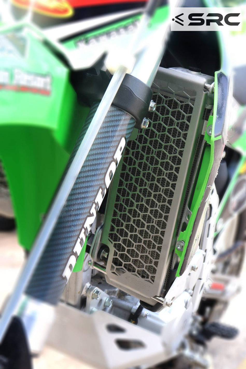 Klr Radiator Guard Kawasaki KLX300R Radiator guard – SRC Adventure Moto