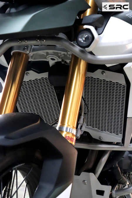 Tiger 900 Radiator Guard Triumph Tiger 900 Rally Pro & Rally Radiator guard – SRC Adventure Moto