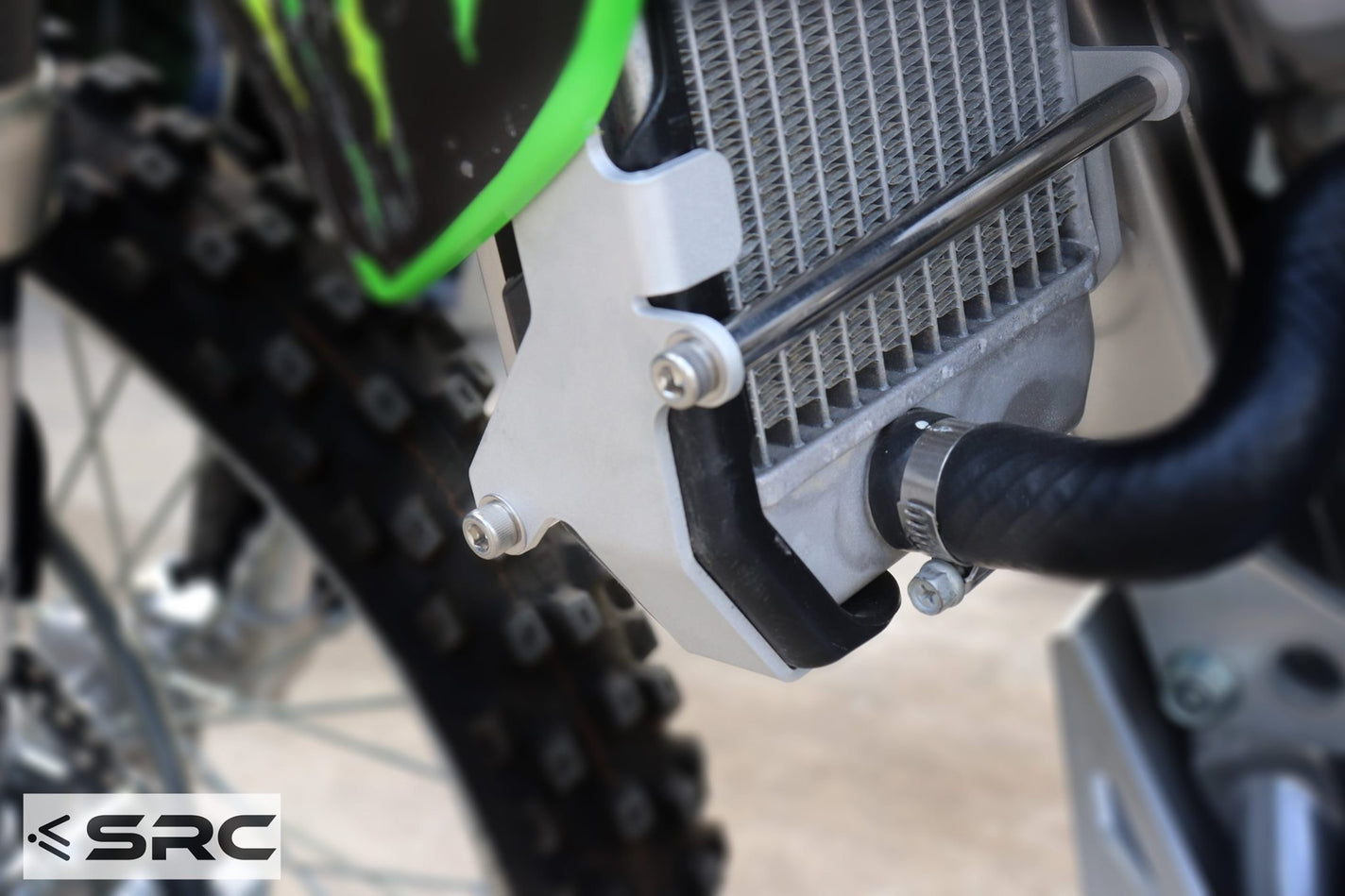 Klr Radiator Guard Kawasaki KLX300R Radiator guard – SRC Adventure Moto