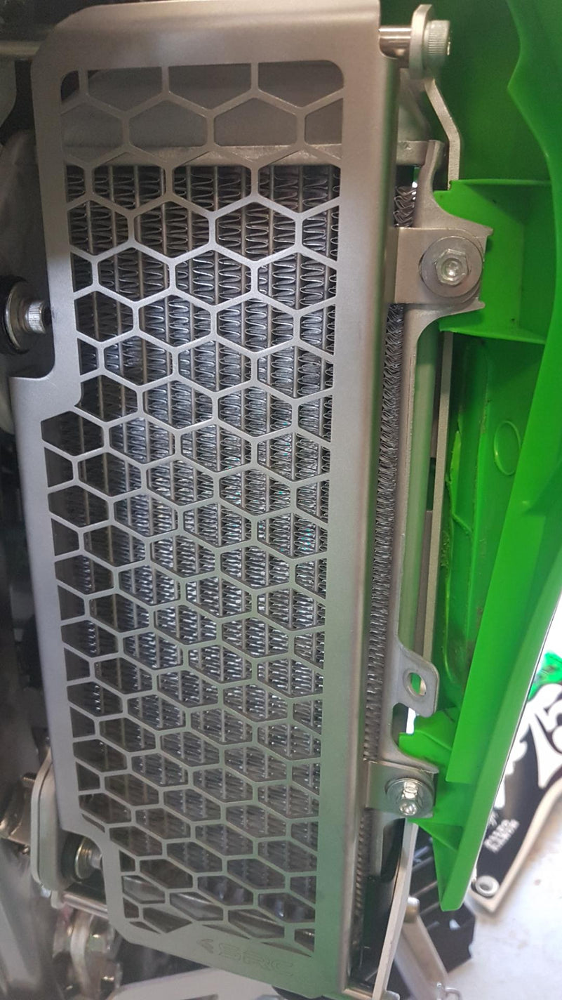 Klr Radiator Guard Kawasaki KLX300R Radiator guard – SRC Adventure Moto