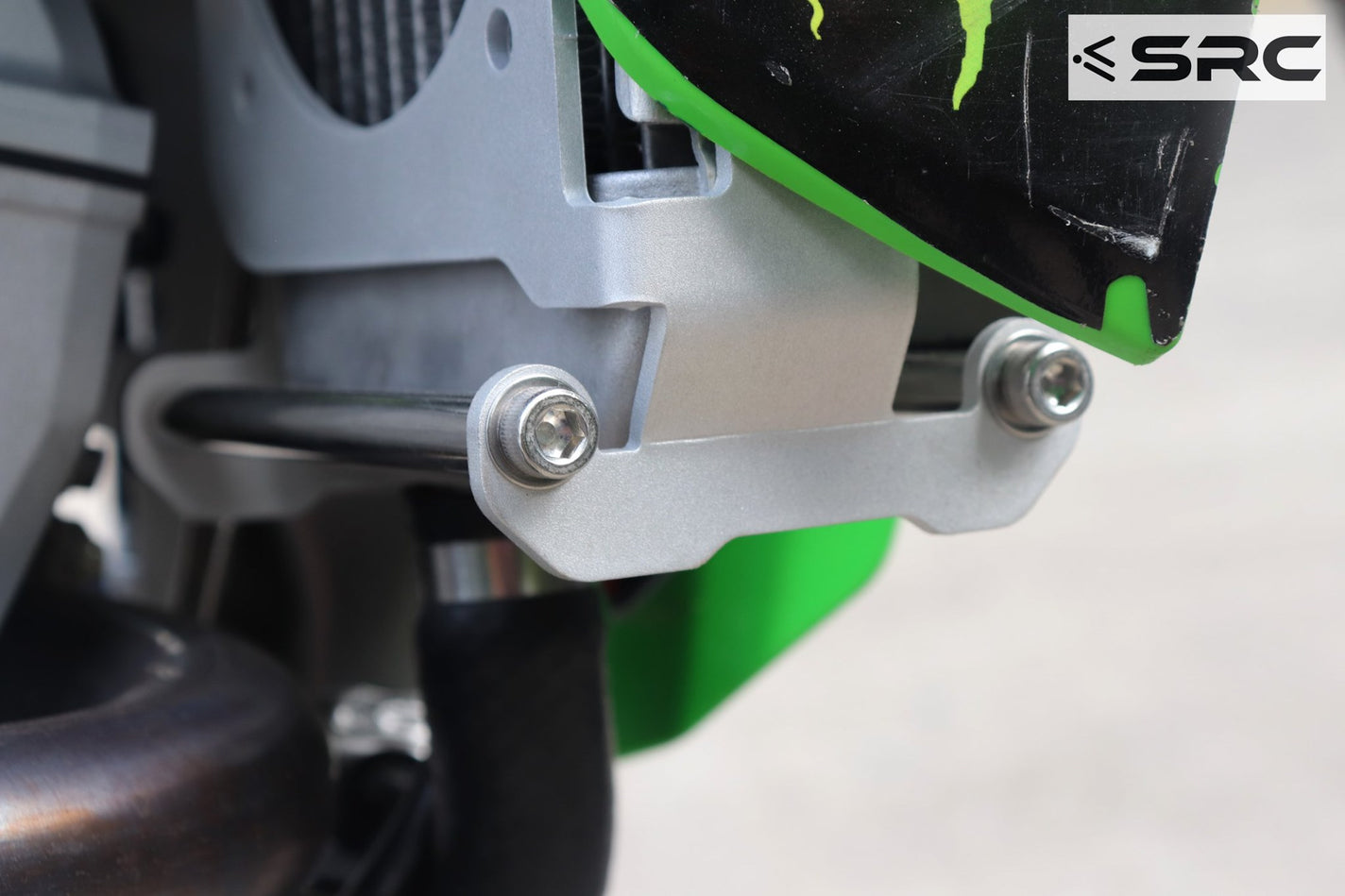 Klr Radiator Guard Kawasaki KLX300R Radiator guard – SRC Adventure Moto