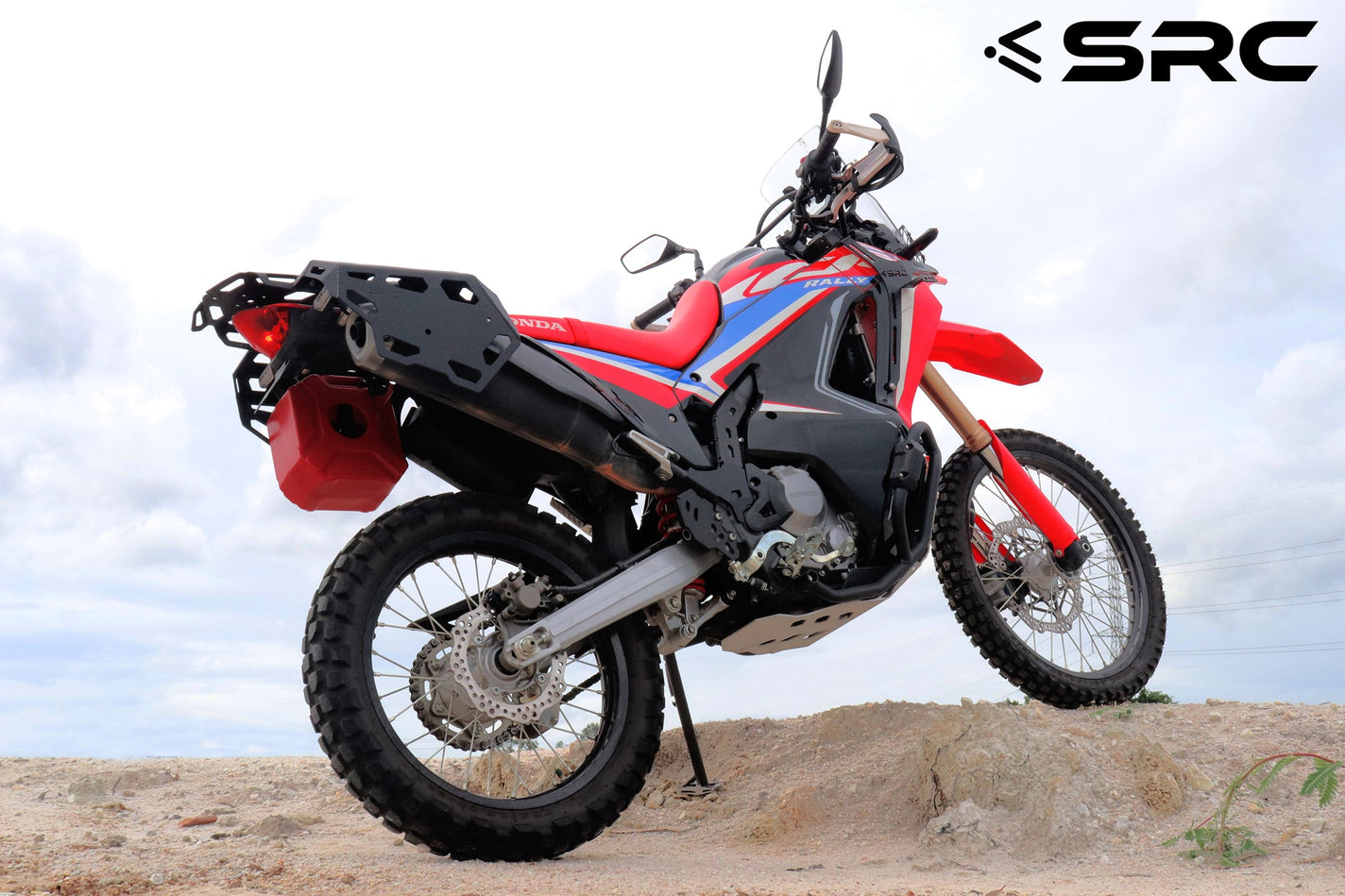 Honda CRF300Rally Rear Cargo Rack & Side Racks – SRC Adventure Moto
