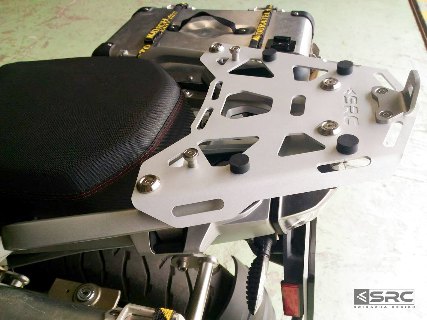 R1200gs Rear Rack BMW R1200 GS Rear cargo rack – SRC Adventure Moto
