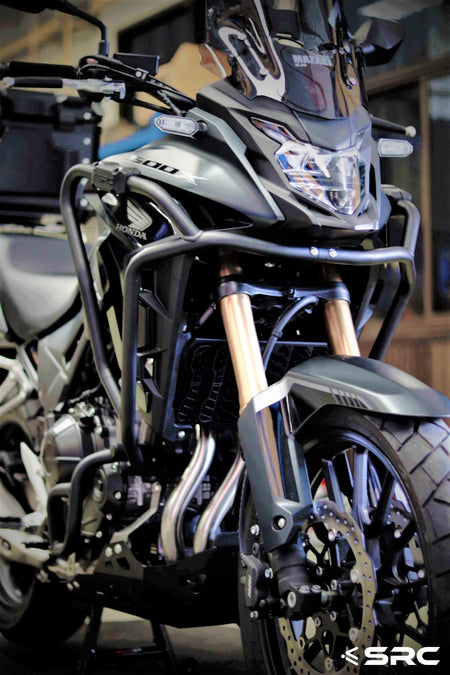 HONDA CB500X Crash Bars - Full upper & lower protection – SRC Adventure Moto