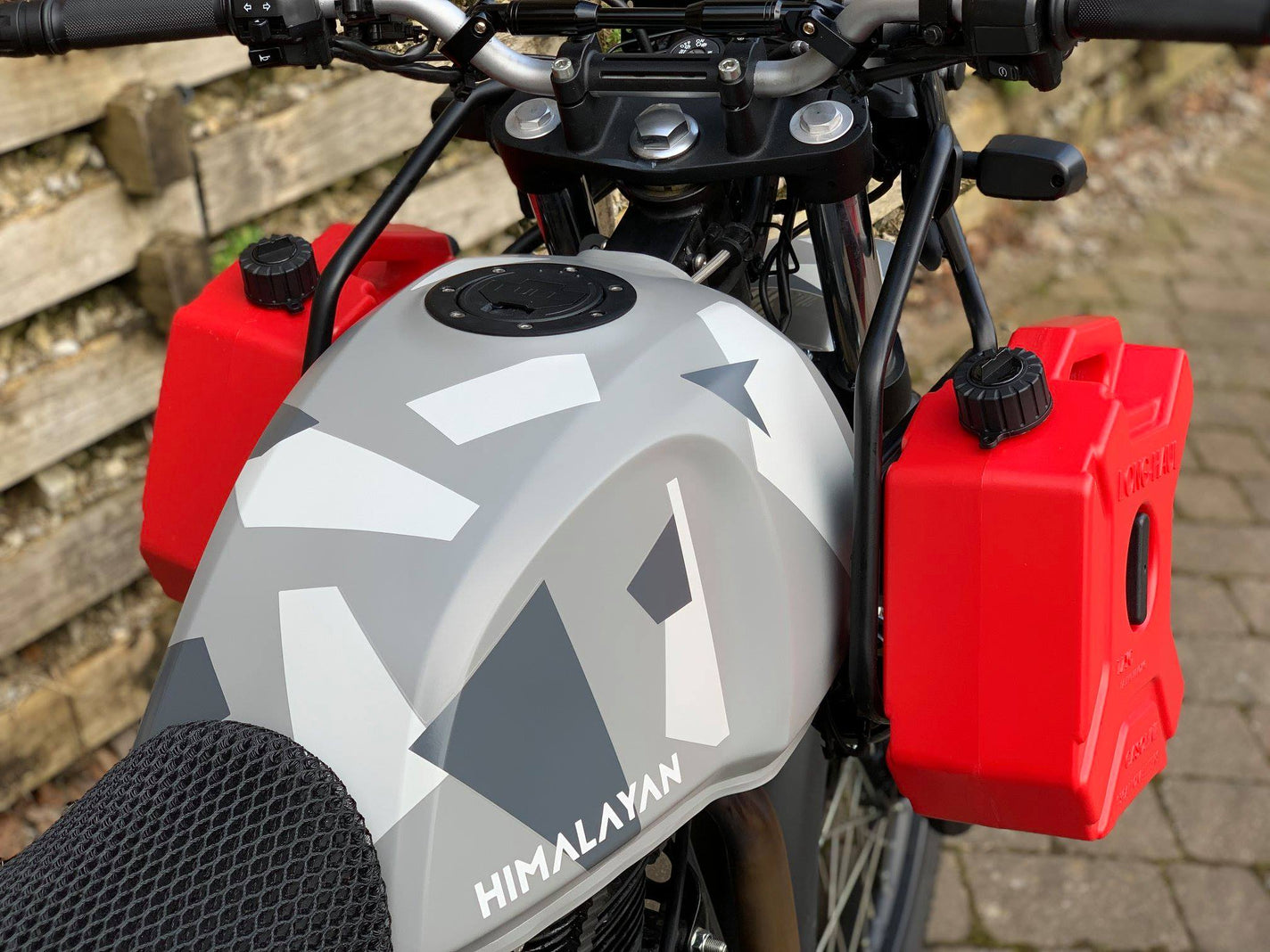 ROYAL ENFIELD HIMALAYAN Fuel tank + brackets (3 litre capacity each si –  SRC Adventure Moto