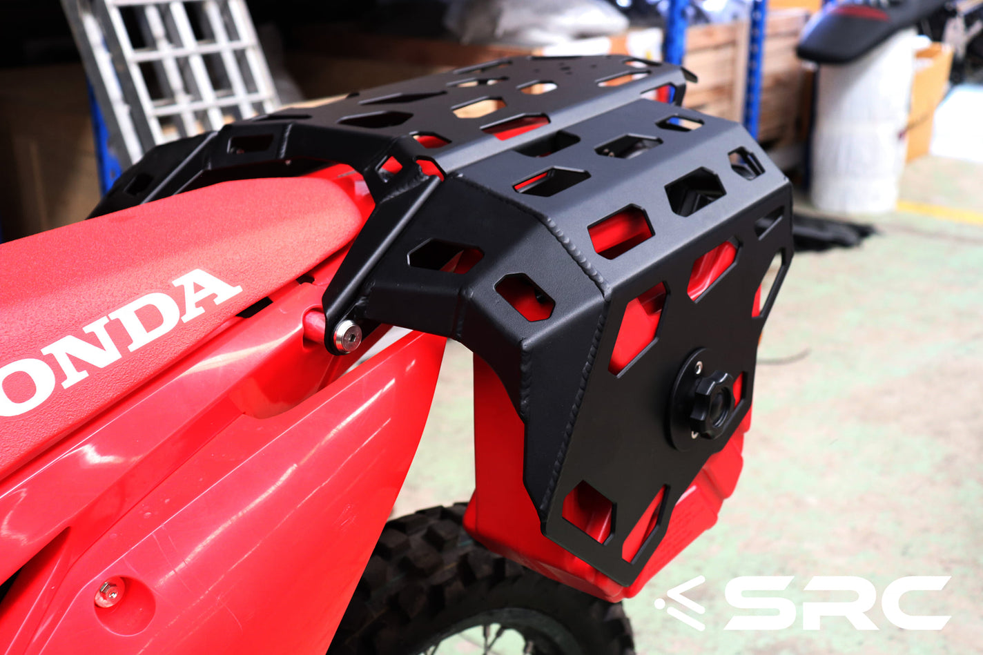 Honda CRF300Rally Rear Cargo Rack & Side Racks – SRC Adventure Moto