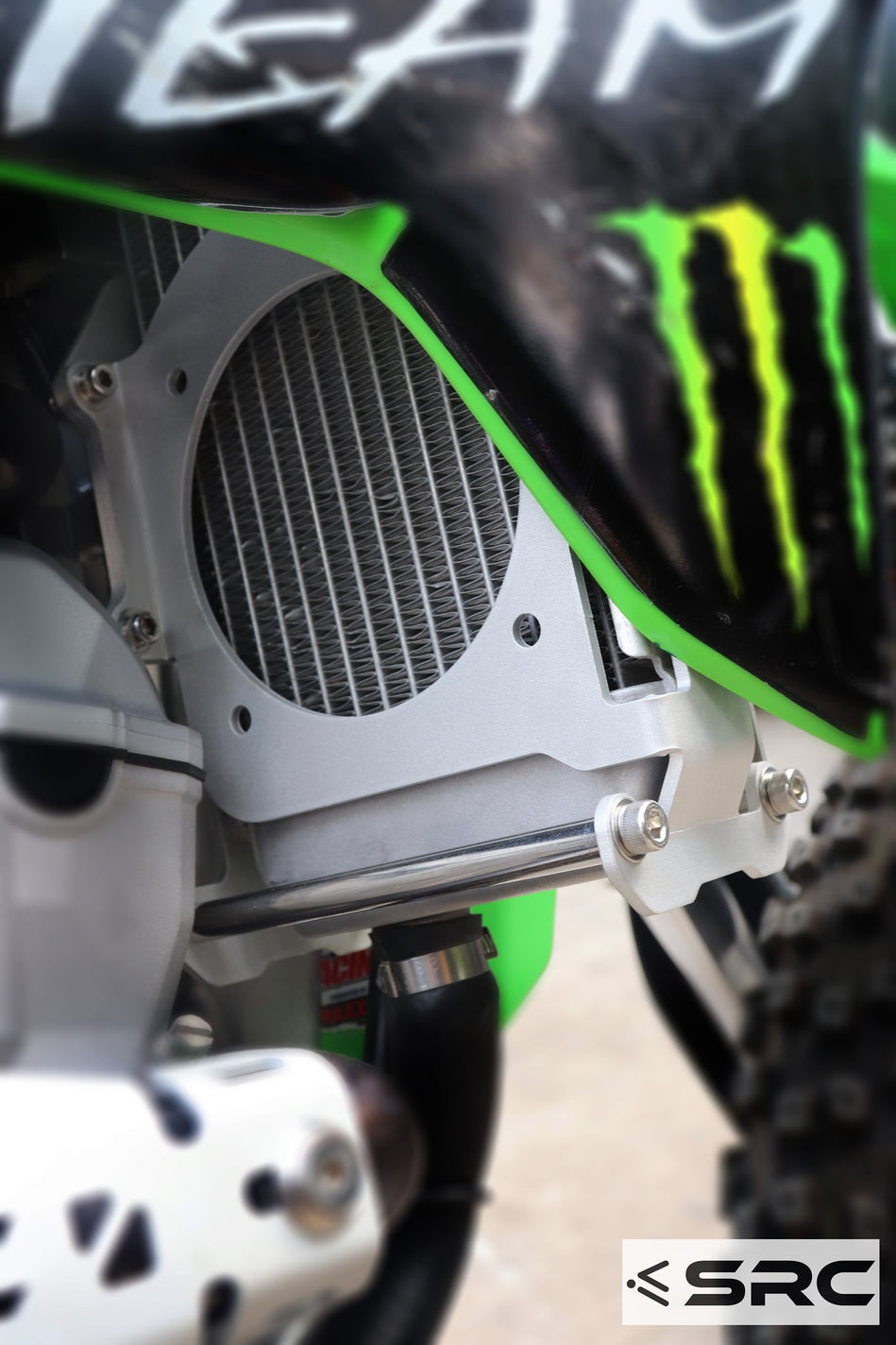 Klr Radiator Guard Kawasaki KLX300R Radiator guard – SRC Adventure Moto