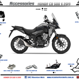 Honda CB500X - All parts overview