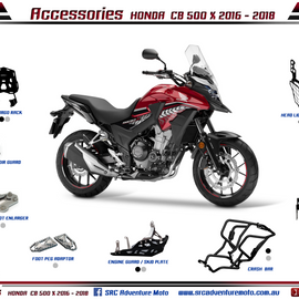 Honda CB500X - All parts overview