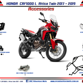 Honda CRF 1000L Africa Twin - All parts overview