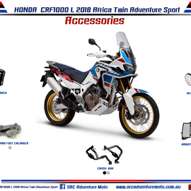 Honda CRF 1000L Africa Twin Adventure Sport - All parts overview