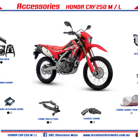 Honda CRF250L - All parts overview